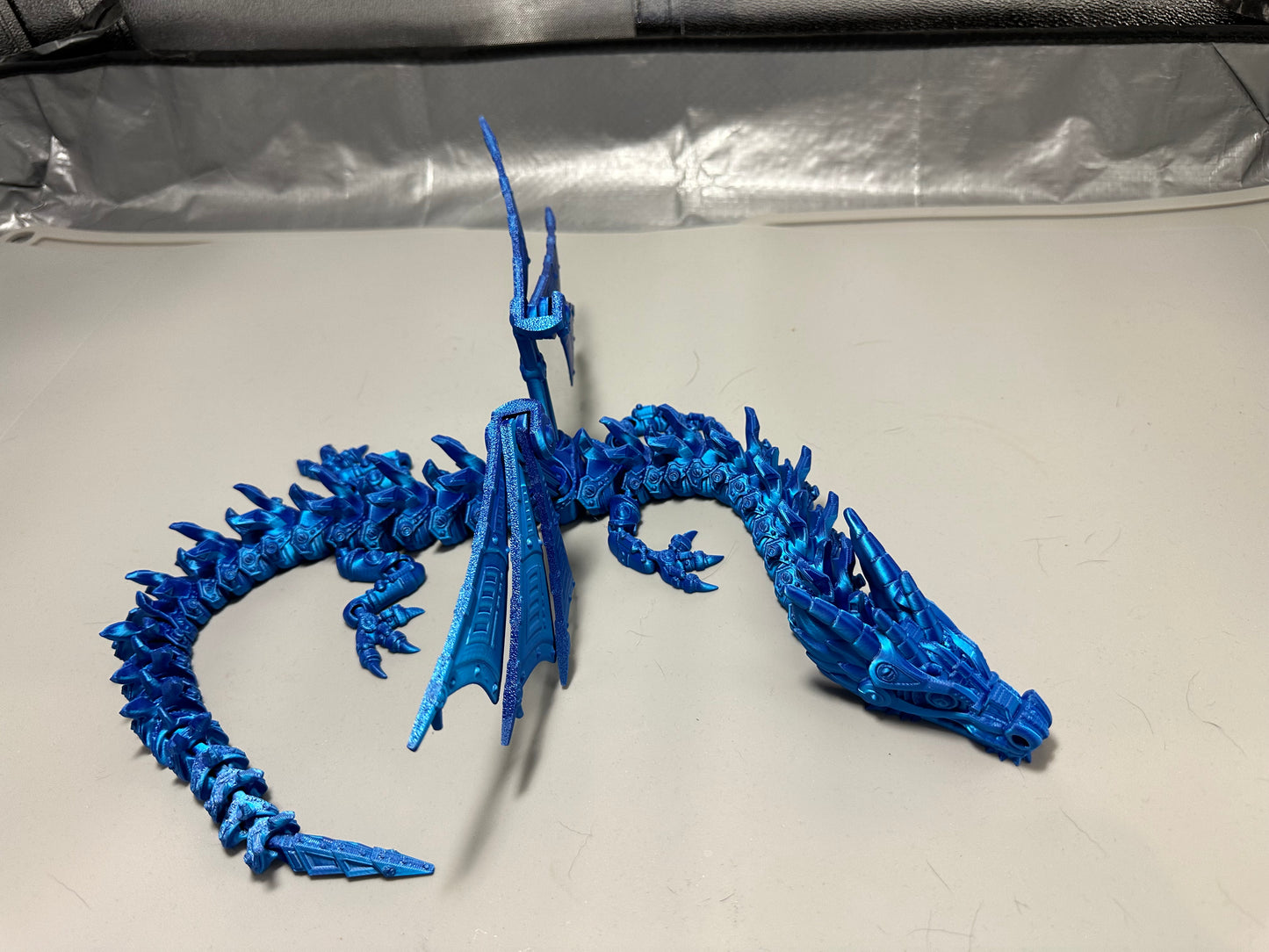 Mecha Dragon - 22” Silk